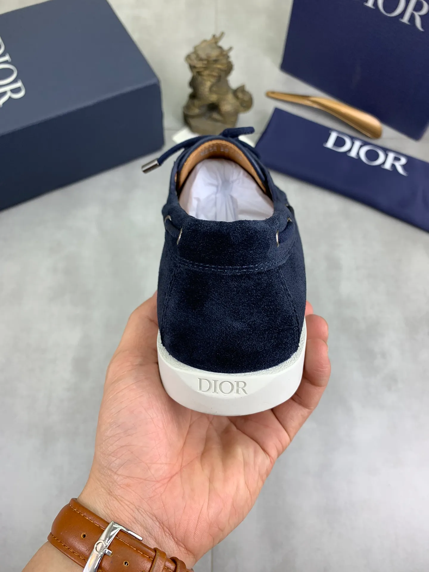 Men's shoes 💰P542 New 💰Higher version 💎💎💎Dior original 1:1 replica! Top Italian purchasing agent! Men's business casual leather shoes, original imported calfskin upper, ultimate texture, gentleman style, imported water-dyed cowhide inside, top-quality original Italian rubber outsole, first-class workmanship, top quality! Size: 39-44 (38 45 customized) 3️⃣ colors available